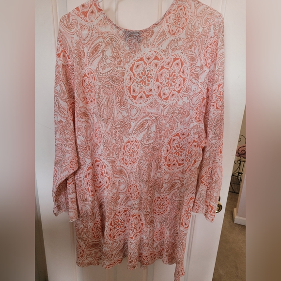 Vintage boho tunic in beautiful colors. - Picture 2 of 5